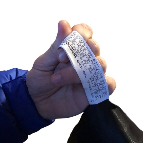 Zara Long Jacket Black With Zipper Large - Picture 5 of 10